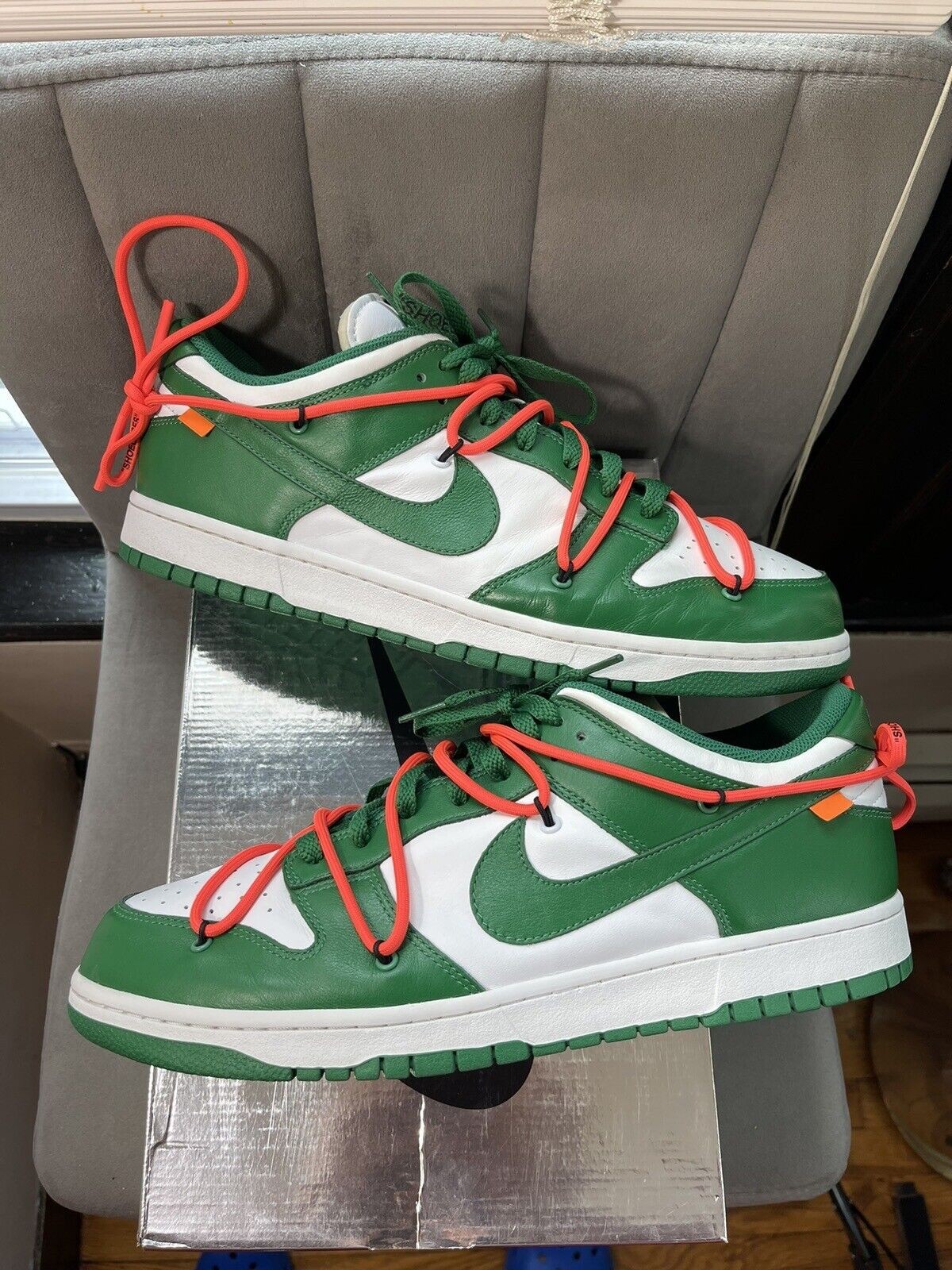 Nike Dunk Low x OFF-WHITE Pine Green 2019